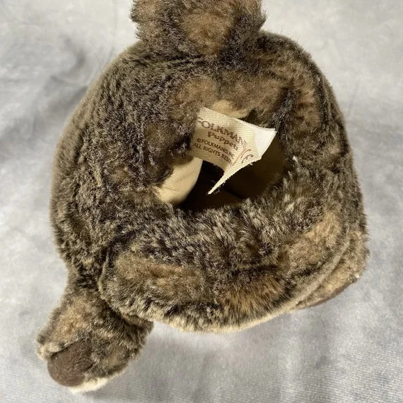 Folkmanis Dutch Rabbit Hand Puppet Brown Cream Plush Stuffed Animal Bunny 2011 - Picture 6 of 9